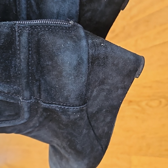 Tory Burch Irene Tall Suede Wedge Boots 8 - Picture 10 of 14